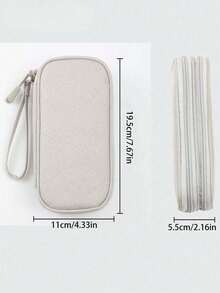 1pc Travel In Style With Our Waterproof Electronic Storage Bag - Perfect Storage For USB Sticks, Hard Drives, Headphones And More! Digital Accessory Storage Bag, Electronic Storage Travel Universal Cable Bag, Travel Organiser , Small Suitcase Accessories , Home Cruise Essentials Travel Bag, Mini Portable Travel Organiser , Portable Holiday Organiser.