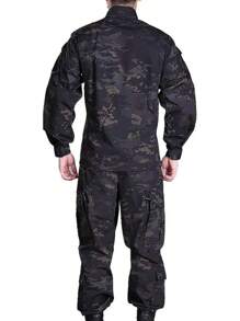 Airsoft Paintball Tactical Suit Men Hunting Combat BDU Uniform Jacket Camouflage Shirt & Pants With Belt For Shooting Hunting War Game