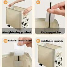 1 件带轮储物车，带可拆卸箱，3 层滚动整理器，适用于桌下/宿舍/办公室 - 节省空间的移动架子，母亲节和父亲节的实用礼物