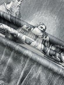 The Last Supper Printed Casual Long Sleeve Hoodie Sweatshirt For Men, Autumn/Winter - Grey - View 3