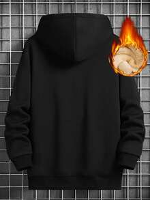 Men's Pullover Hoodie, Men's Fashion Letter Print Drawstring Hooded Sweatshirt, Casual Hoodie For Men In Autumn/Winter