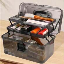 三层储物盒，美术用品工具箱，应急储物箱，用于学校用品，返校