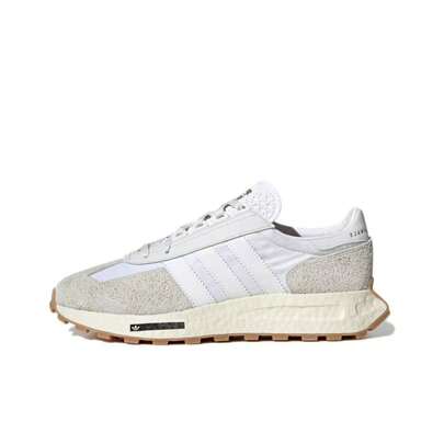 Adidas Tênis de corrida Adidas Originals Retropy E5 Vintage, durável e respirável, cano baixo, unissex, branco e cinza