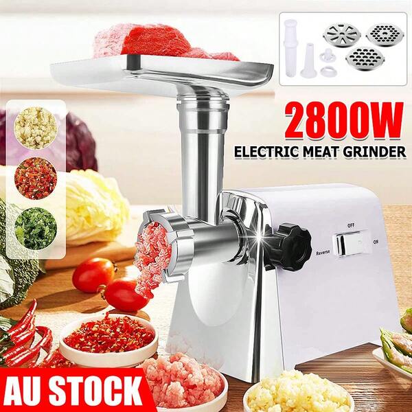 2800W Electric Meat Grinder Mincer Sausage Filler With 3 Grinding Plates Mincer Maker Kitchen