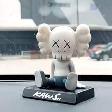 1pc KAWS Doll XX Eyes Car Ornaments Bobblehead Ornaments, Cute Cartoon Cos Bobblehead Doll Car Creative Cake Decorations Multiple Colors To Choose From Gifts For Friends - Multicolor - View 8
