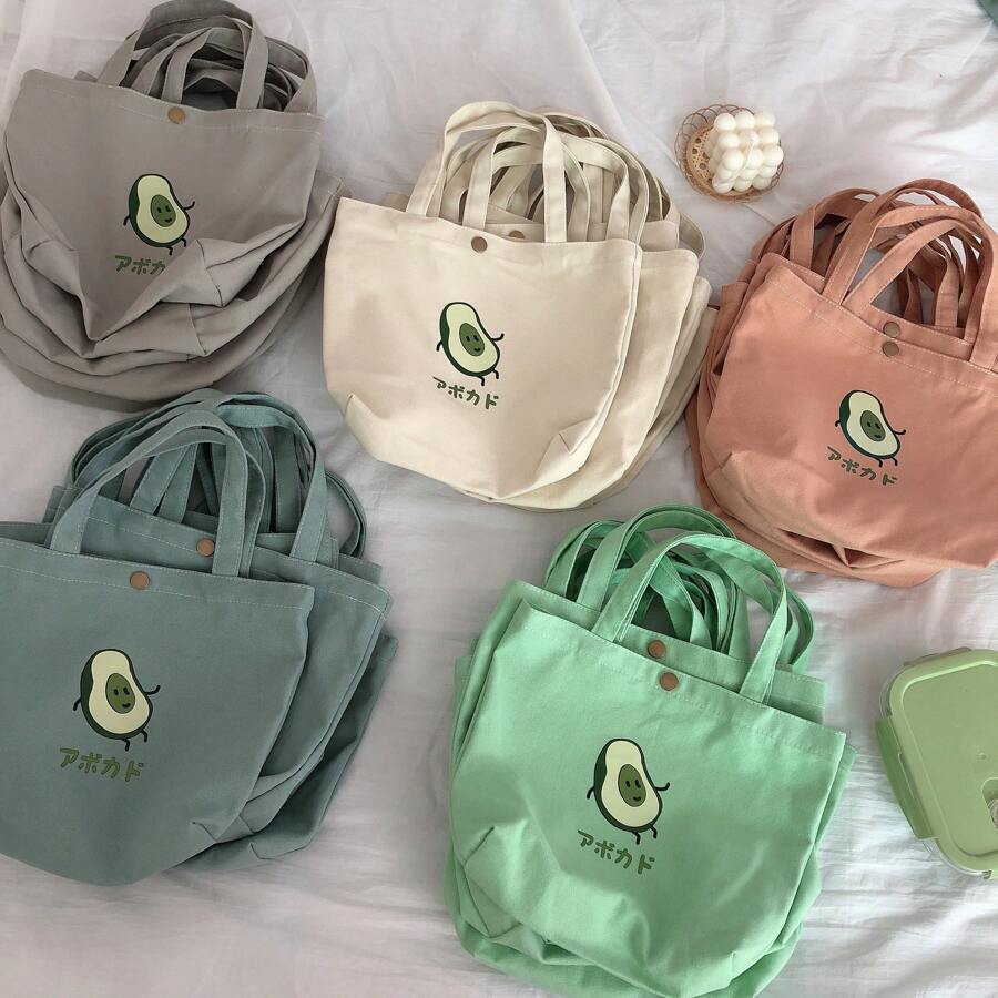 Women Top Handle Bags - 肉粉橙子 - 查看 1