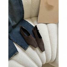 Zapatos planos para mujer - Marrón - Ver 3