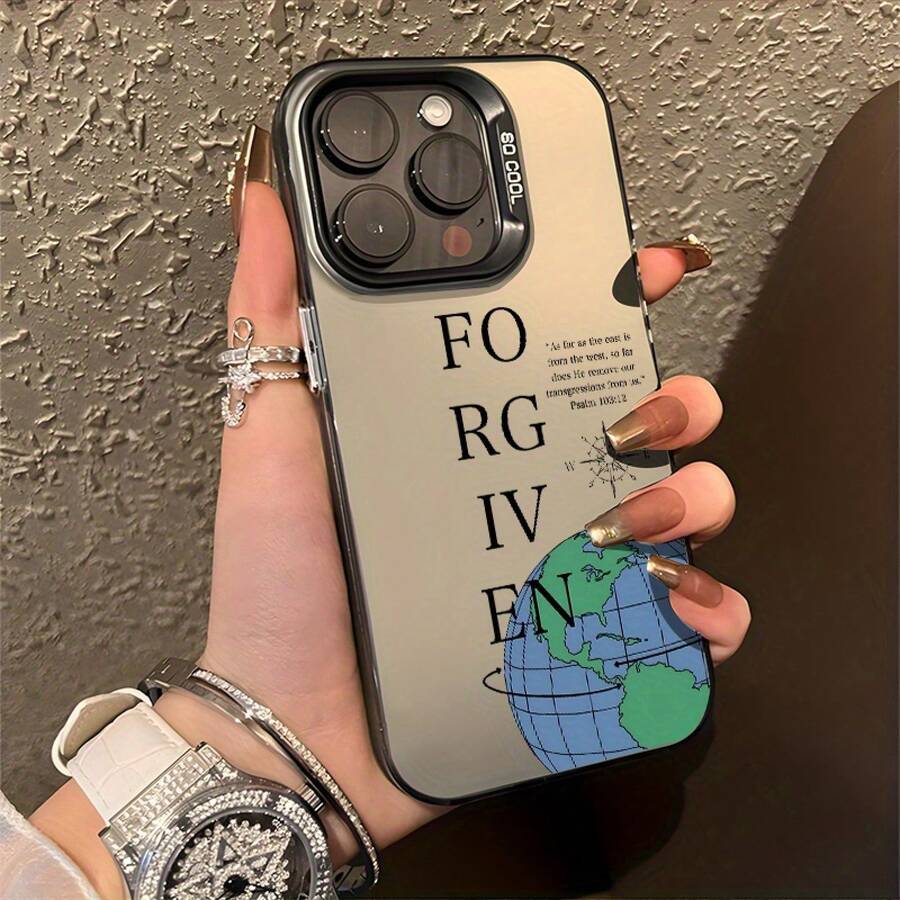 Funda de teléfono cristiana con versículos bíblicos, adecuada para varios modelos de , ideal como regalo de moda para hombres. - Colores mixtos - Ver 1