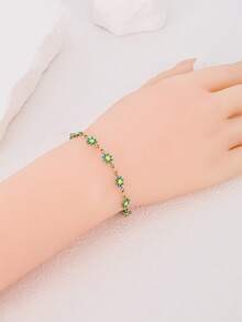 One Vintage Bohemian Style Daisy Design Simple Girl High-End Fresh New Fashionable Personalized Bracelet Jewelry, Ideal For Ladies For Daily Wear Or As A Gift