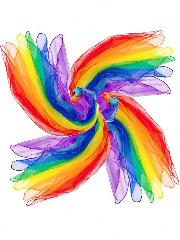 3/6pcs Montessori Sensory Models Silk Dance Ribbons, Educational Accessories , Suitable For Valentine's Day, Easter, Christmas, New Year, Halloween Gifts, Birthday Gifts, 2025 New Year, Back To School Supplies, Back To School Gifts (Random Color)