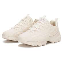 Skechers D'LITES系列休闲鞋，轻便减震女鞋，日常运动健行鞋，熊猫鞋，通勤运动鞋 150243-OFWT - 乳白色 - 查看 7