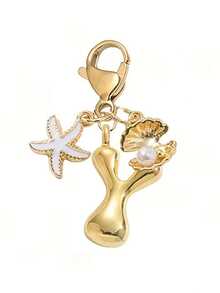 1 Stück A-Z Buchstaben Gold Bubble Buchstabe süßer Anhänger Schlüsselanhänger, Muschel- und Seestern-Accessoires, Schlüsselanhänger, Ringtasche, Rucksack-Anhänger, Auto-Anhänger, perfekt für Urlaub, Einkaufen, Strand, Camping, Geldbörse und Handtaschen-Accessoires. Geeignet als Geschenk für Frauen, Freunde, Klassenkameraden, Dekorationen, modisches kreatives Design Geburtstagsgeschenk, Sommer-Taschenbaumeln, modisches Accessoire für Damen, langanhaltend Metallschlüsselring, ästhetisches Geschenkidee, neuartiger Schlüsselanhänger, Rückkehr zur Schule Auto-Accessoires Goth Y2k' - Verschiedenfarbig - Übersicht 23