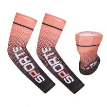 冰袖冷却臂套夏季骑行摩托车钓鱼户外防紫外线护臂和颈部面罩白手套 - 彩色 - 查看 4