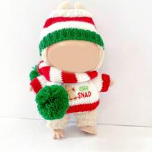 1/3 件圣诞娃娃衣服，兼容 ，适合身高 17 厘米/6.69 英寸的娃娃，热销娃娃装扮