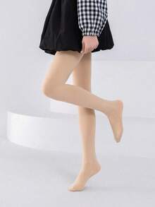 1 双儿童舞蹈紧身裤，肤色紧身裤，适合春/秋舞蹈练习，适合 6-16 岁女孩