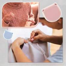 Scandinavian Style Mini Sewing Kit - Portable And Lightweight, With Tools Including Scissors, Needles, And Pins - Perfect For Home, Travel, And Hotel Use - Available In Light Blue Or Pink, Sewing Supplies Accessories