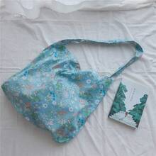 Women Shoulder Bags - 綠底碎枝 - 查看 2