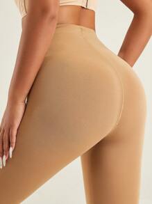 1 Pair Women 120D Sexy Tights, Sheer Stockings, Fashionable And Simple Pantyhose