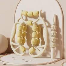 18-Wheel Leg Massager, Double Massage, Roller Slimming Leg Device - Circular Clamp Calf & Thigh Muscle Relaxer - Roller Massage Spike Ball, Yoga Exercise Accessory, Thigh Roller Relaxation, Leg Clamp Ring, Muscle Relaxation Spike Ball, Muscle Stretching Dedicated Device, Muscle Relaxation - Multicolor - View 17