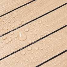 6 件 3D 木板墙板撕下粘贴，仿木壁纸，自粘 PVC 木板可拆卸防水覆盖物，用于室内墙面装饰客厅墙纸墙贴房间装饰 - 彩色 - 查看 5