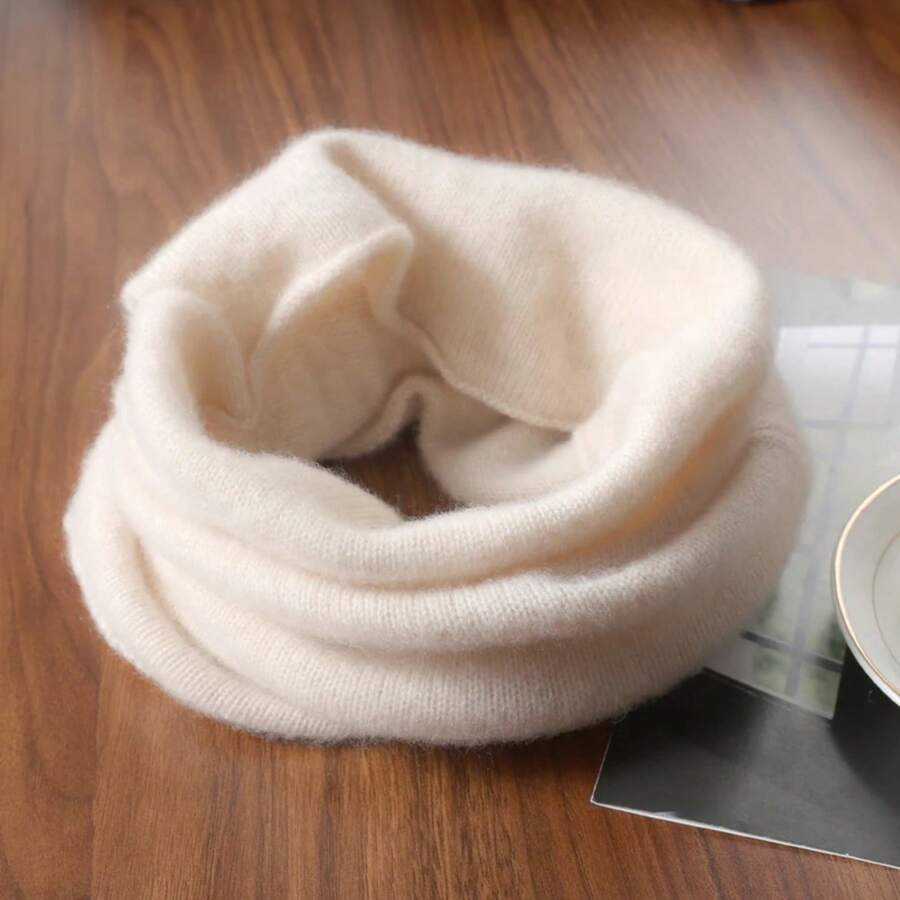 Men Infinity Scarves - Beige - View 1