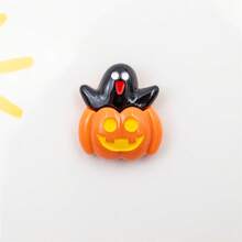 Set de 5 imanes de refrigerador para decoración de cocina de la serie de Halloween con calabaza y calavera