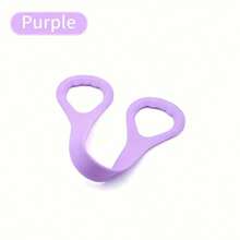 1 pieza Banda de resistencia de yoga - Correa elástica de alta calidad para estiramiento, moldeado corporal, entrenamiento de fuerza y ejercicios de flexibilidad, adecuada para entrenamiento en casa, gimnasio y fitness al aire libre