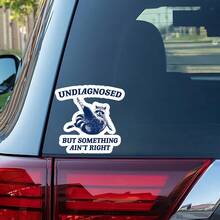 1 miếng dán vinyl hình gấu trúc ngộ nghĩnh, nhãn dán hài hước châm biếm về sức khỏe tâm thần, nhãn dán meme "Có gì đó không ổn", nhãn dán laptop chống nước màu đen hài hước, nhãn dán tự trào phúng độc đáo, nhãn dán chai nước biểu cảm lo lắng, nhãn dán vinyl hình gấu trúc năng lượng hỗn loạn, nhãn dán hài hước trị liệu mỉa mai. - Nhiều màu - Xem 8