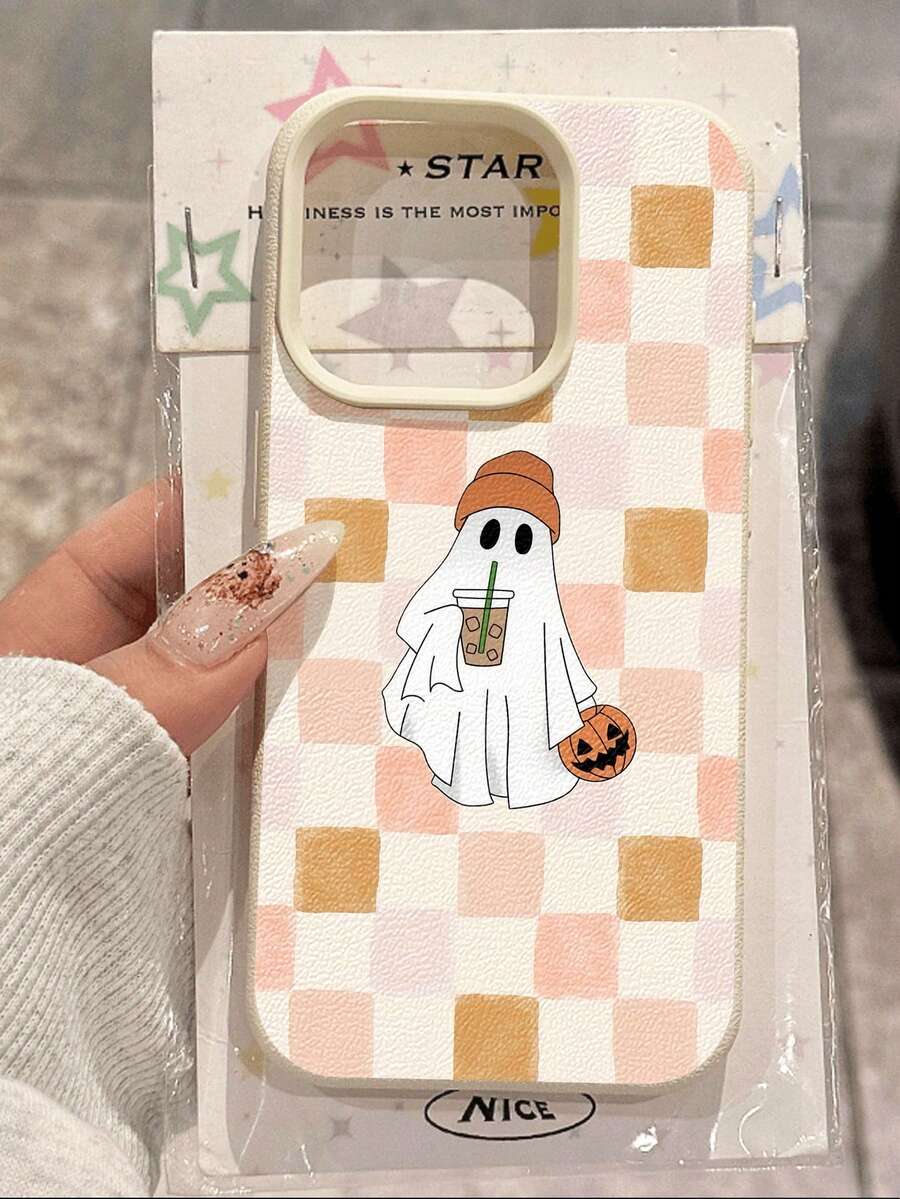 1 chiếc ốp lưng điện thoại thời trang Halloween hình ma vải, chống rơi, chống trượt, mềm mại, tương thích với Apple/Redmi/các dòng điện thoại khác. Chống nước, chống sốc, chống trầy xước. Phiên bản quốc tế, không phải phiên bản nội địa. - Nhiều màu - Xem 1