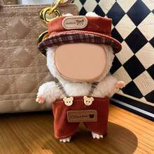 New 15-17cm LABUBU 1st/2nd/3rd Generation LABUBU Doll Clothes Set, Including T-Shirt, Pants, Hat, Suspender, Cute Outfit For LABUBU Doll, Party & Gathering Outfit For LABUBU (Clothes Only, No Shoes)