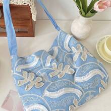 Women Crossbody - 花朵綠色 - 查看 3