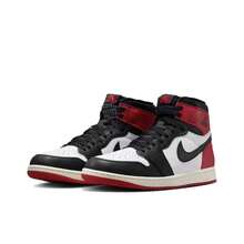 Nike Jordan Air Jordan 1 High OG “Black Toe Reimagined” 圆头舒适缓震防滑高帮复古篮球鞋，男款，红色