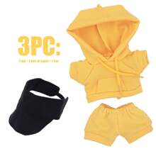 Kapuzenpullover + Visormütze Set, passend für 17CM/BUBU süße Kleidung, Modeaccessoires, Merchandise (ohne Plüschpuppe)