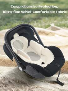 1 件超柔软婴儿车座椅垫，适合婴儿高脚椅、婴儿背带，四季皆宜 - 彩色 - 查看 3