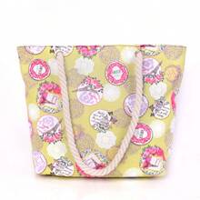 Women Shoulder Bags - 黃底黑格子 - 查看 4