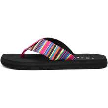 Rocket Dog Adios Stark Womens Striped Flip Flop - Orange - View 7