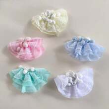 [仅衣服] 热销新款1/2/3代17厘米Labobo毛绒娃娃衣服，可爱甜美毛球吊带裙，适合 - 彩色 - 查看 6