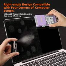 Laptop Screen Keyboard Cleaner Kit, All In 1 Electronic Cleaning Tool For MacBook IPad  Pro Cell Phone, Brush Tool For Tablet, Computer, PC Monitor,TV Camera Lens With Patent, Purple,9600827 - Purple - View 7