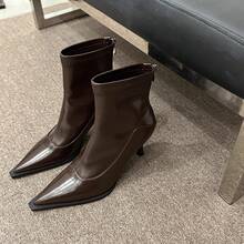 Women Ankle Boots & Booties - 棕色(加絨) - View 7