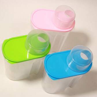 Pet Food Storage Bucket, Dog Food Container, Hamster & Cat Food Sealed Moisture-Proof Plastic Bucket Storage Box