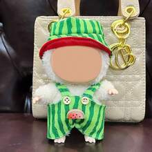 New 15-17cm LABUBU 1st/2nd/3rd Generation LABUBU Doll Clothes Set, Including T-Shirt, Pants, Hat, Suspender, Cute Outfit For LABUBU Doll, Party & Gathering Outfit For LABUBU (Clothes Only, No Shoes)