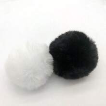 Rabbit Tail Dress Up Prop Rabbit Mom Cute Role Playing Prop Party Costume Accessories Plush Ball Pin, Festival Gift Halloween Halloween Accessories - Multicolor - View 6