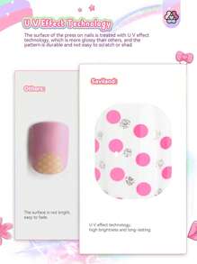 NAIO 168Pcs 7 Pack Press On Nails For Kids Children Fake Nails Stick On Nails Pre-Glue Full Cover Glitter Gradient Color Star Short Acrylic Nail Tips Nail Art Christmas Easter Gifts For 8-12 Year