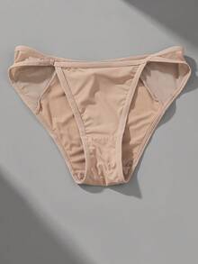 VKME 5pcs/Set Sexy Low Waist Mesh Splicing Brief Panties Underwear