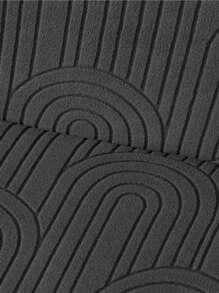 1件装拱形门框图案加厚天鹅绒沙发/床罩，弹性全包覆设计，简约涤纶材质，适用于无扶手沙发，四季皆宜