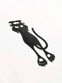 Black Cat Acrylic Bookmarks, Creative Hollow Bookmarks, Small Cat Hanging Bookmarks,School Supplies,Back To School