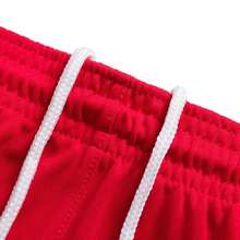 Nike Quần short dệt kim cho trẻ em, quần dài thường ngày mềm mại và thoải mái, quần short thể thao màu trơn HF0531-657 - Đại học Đỏ - Xem 4