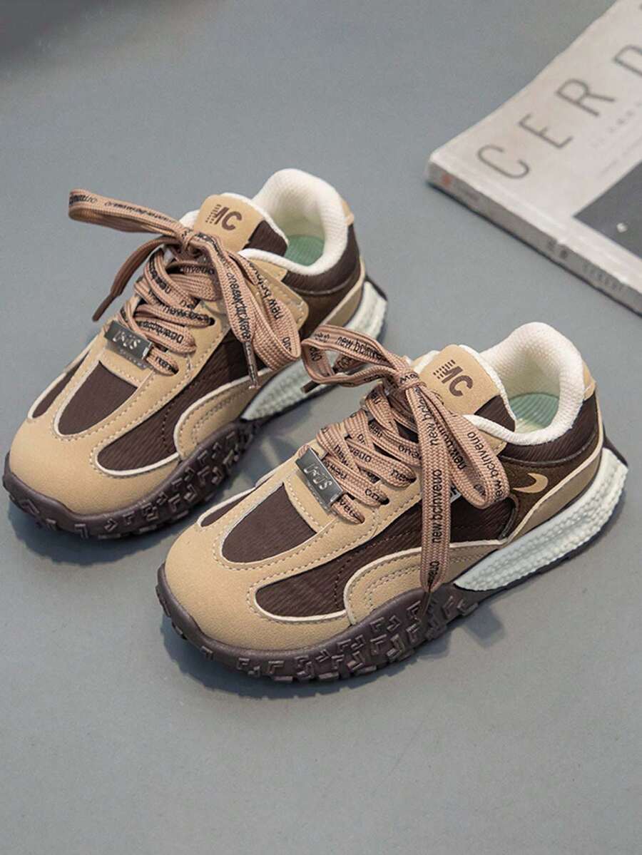 1 Pair Children's Casual Outdoor Sports Shoes, Lightweight & Comfortable, Soft Shock-Absorbing Non-Slip Soles, Kids Running Shoes Suitable For Daily Wear, Running, Hiking, Walking And Other Outdoor Activities, All Season