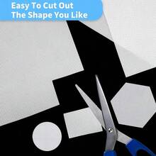 2 piezas/4 piezas/6 piezas Hojas de malla de plástico transparente de 14 ct para bordado y punto de cruz - Tela de artesanía con patrón de cuadrícula de 27,94x20,98 cm para manualidades DIY, tejido, bolsas y suministros de punto de cruz | Patrón de cuadrícula uniforme | Material de artesanía transparente | Libertad de diseño y corte - Blanco transparente - Ver 5