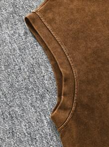 Bounty Hunter Men's Distressed Round Neck Vest